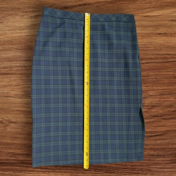 Banana Republic  Blue and Green tartan  Skirt  -  Size 8 - Picture 8 of 12